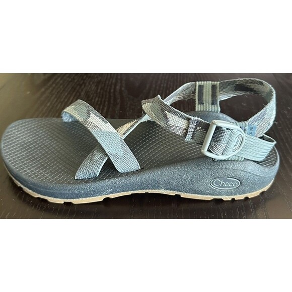 Chaco ZX2 Sandals Women Blue Camo Camouflage Strappy Outdoors Waterproof Sz 9 - Picture 6 of 10